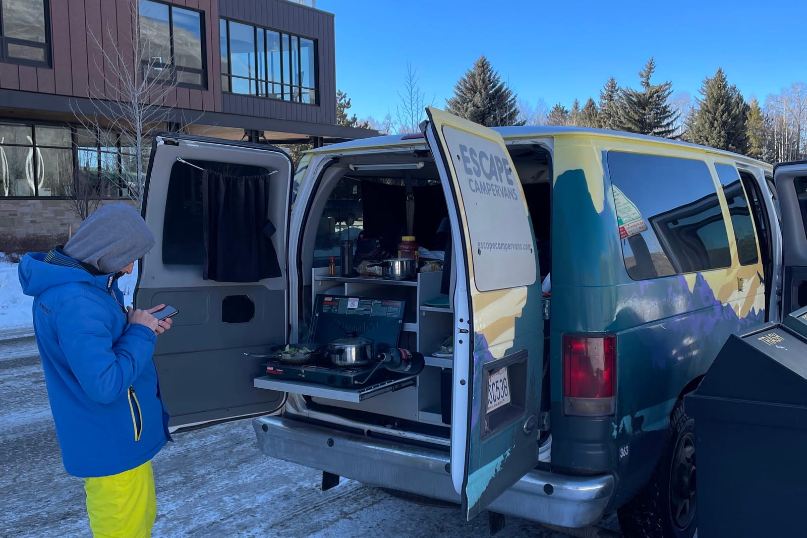 Aspen — Camper-Trip bei -17 °C